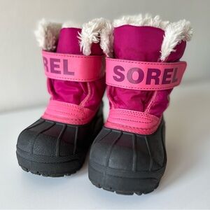 ❄️ SOREL Toddler Girls' Snow Commander Waterproof Winter Boot ❄️